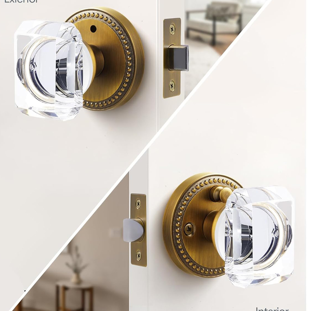 Glass Door Hinge - Ручка для двери из матового кристалла,