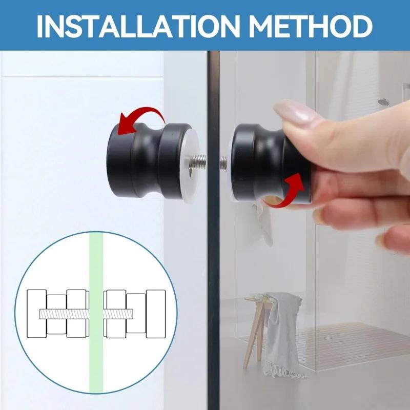 Стильная ручка для стеклянных  – обзор и цена Glass Door Hinge